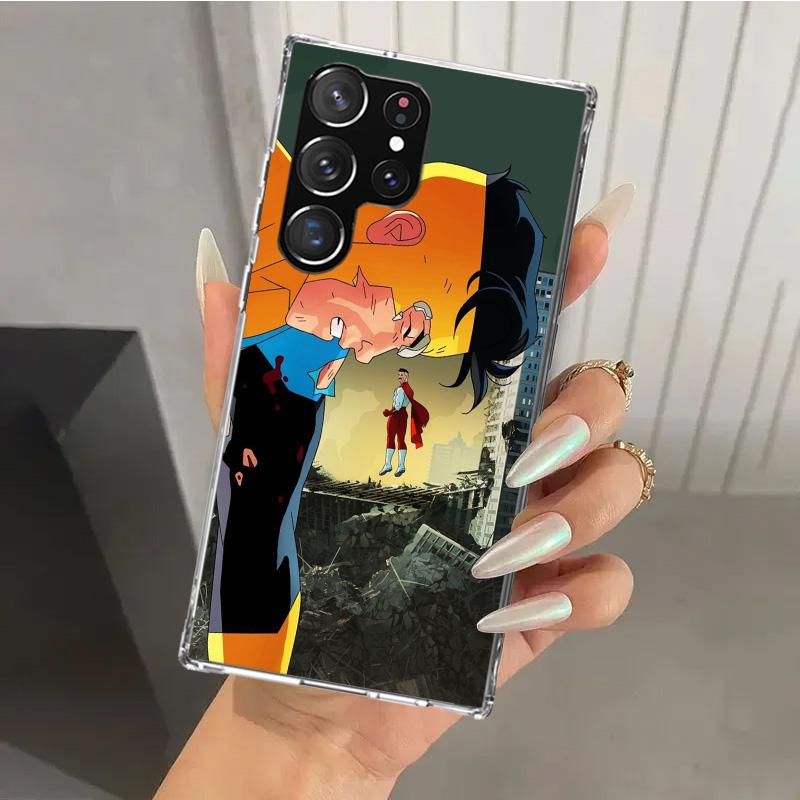 Cool I-Invincible Phone Case for Samsung Galaxy S26 S24 S23 Ultra S25 Edge S22 S21 Plus S20 FE + Soft Print Shell Funda Galaxy S