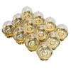 12pcs Durable Plastic Mini Cake Plate With Lid Dome Cover Small Display Stand Dessert Dome Container Party Favors