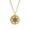Arcangelo Metatron Angelo della Vita Sigillo Salomone Collana Uomo Kabbalah Amuleto Acciaio Inossidabile Gioielli Vichinghi