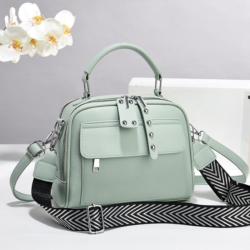 Textured Multi-Commute Crossbody Bag - Versatile, Simple, Multi-Layer Shoulder Handbag