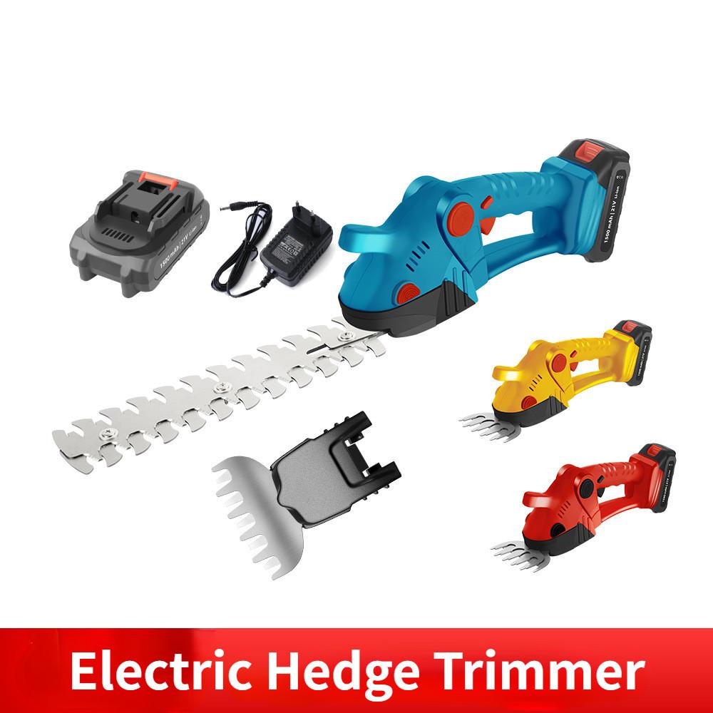 Multifunctional Small Lawn Mower Garden Electric Pruning Shears Handheld Portable Electric Hedge Trimmer