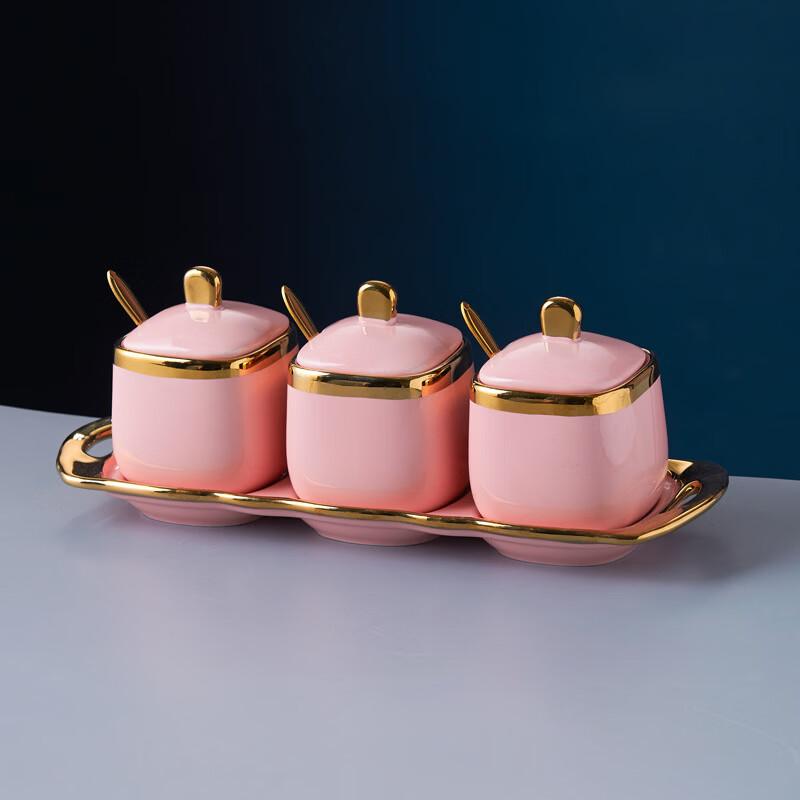 Tong Shen Yuan Luxury Ceramic Spice Jar Set