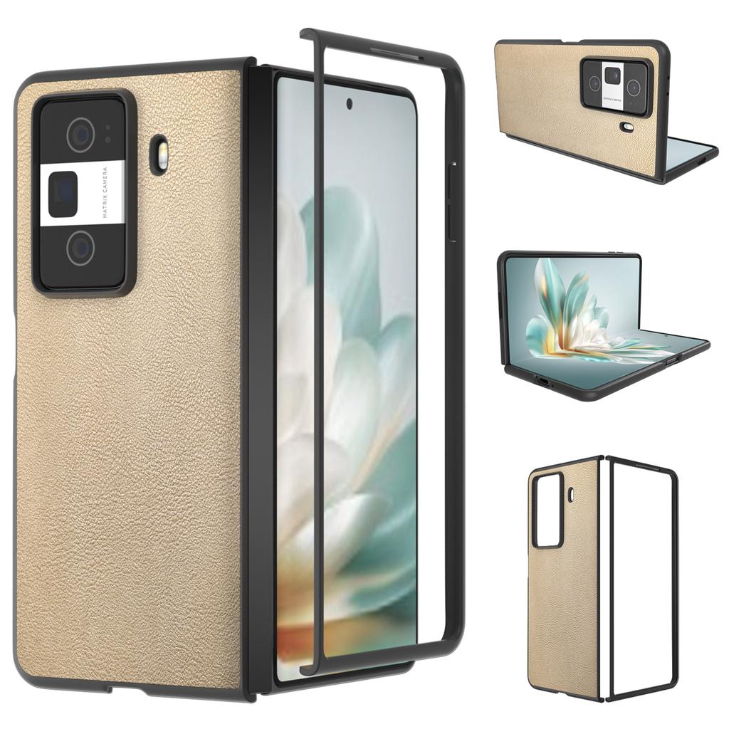 For Honor Magic Vs3 5G Case PU Leather Coated Hard PC Protective Phone Cover