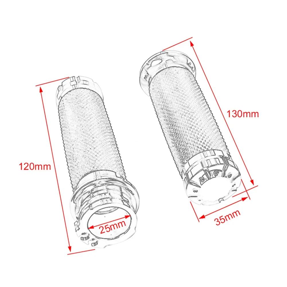 Motocyklové rukojeti pro Touring Sportster XL883 XL1200 pro Dyna, černé, pouzdro na řídítka vlevo a vpravo