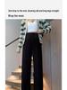 2024 Petite Maternity Pants: Spring/Autumn Wear, No Belly Support, Drawstring, Straight/Wide Leg, Long Pants