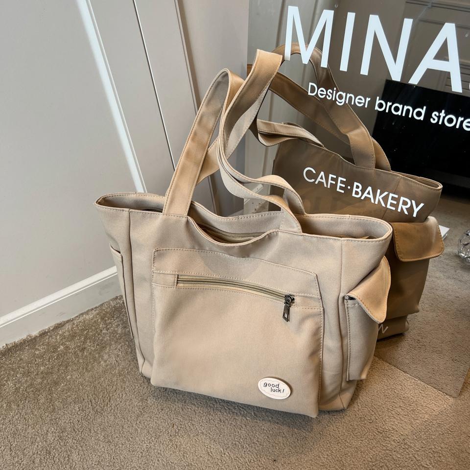 New Women's Oxford Tote Bag - Large Capacity Fashion Shoulder Bag for Students & Commuters