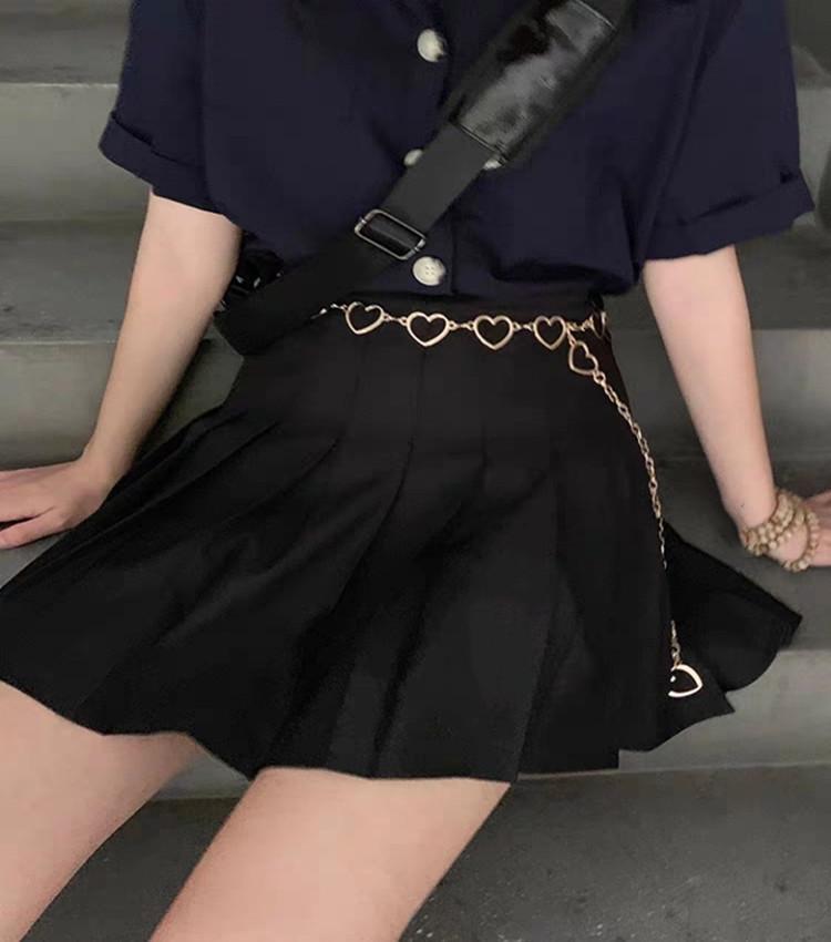 

Unisex Geometric Heart Body & Waist Chain - Hip Hop Style
