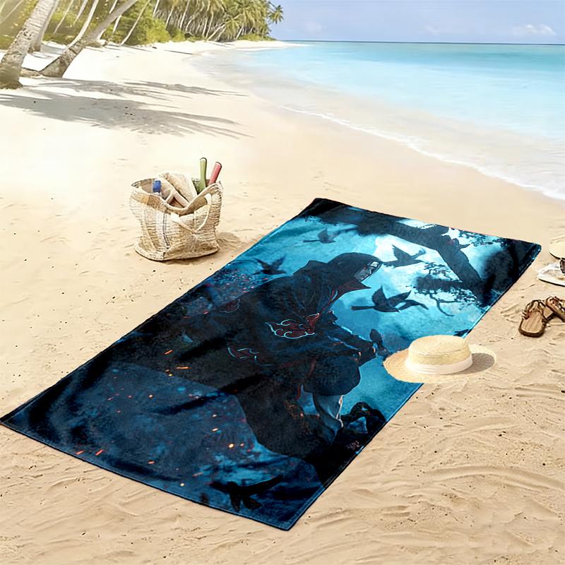naruto Beach Towel Suitable for Travel, Outdoor Activities, Swimming Pools, Yoga, Surfing, Camping, Hiking, Gym