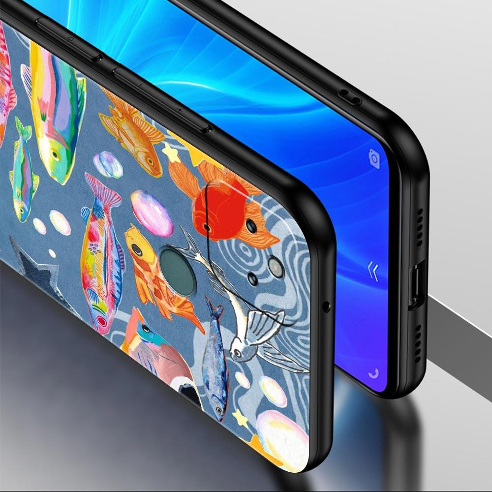 Blue Ocean Fish Phone Case Cover for Google Pixel 10 9 8 7 6 9A 8A 7A 6A Pro Shockproof Soft TPU 10 Pro XL Shell Fundas Capa Bag