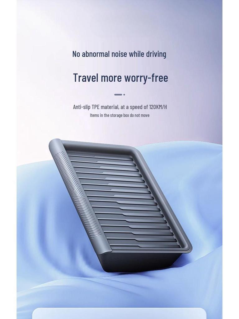 Teslas Model Y Under-Seat Storage Organizer - Interior Accessory