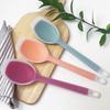 Am Silicone Two-Tone Head-Up Stir-Fry Spoon 3 Color Mint/Orange/Red No Scratch No PFOA
