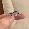 Women's Creative Personality Adjustable Glasses Ring - Niche Design, Versatile, Stackable, Open Style Index Finger Ring