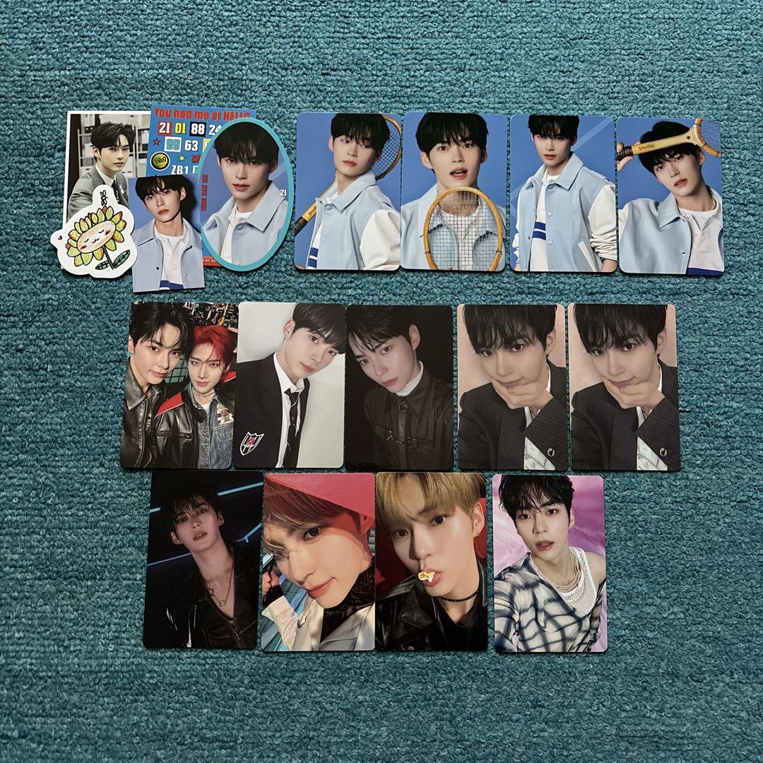 

[USED] ZB1 zerobaseone Hanbin trading card set