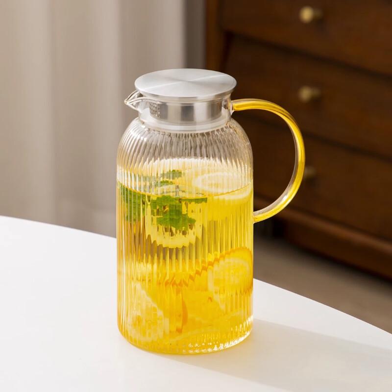 Japanese Style 1L Borosilicate Glass Tea Infuser Kettle