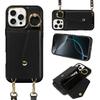 Compatible with iPhone 16 Pro Accordion Phone Case, Apple 15 Crossbody Phone Case, iPhone 14 Protective Case