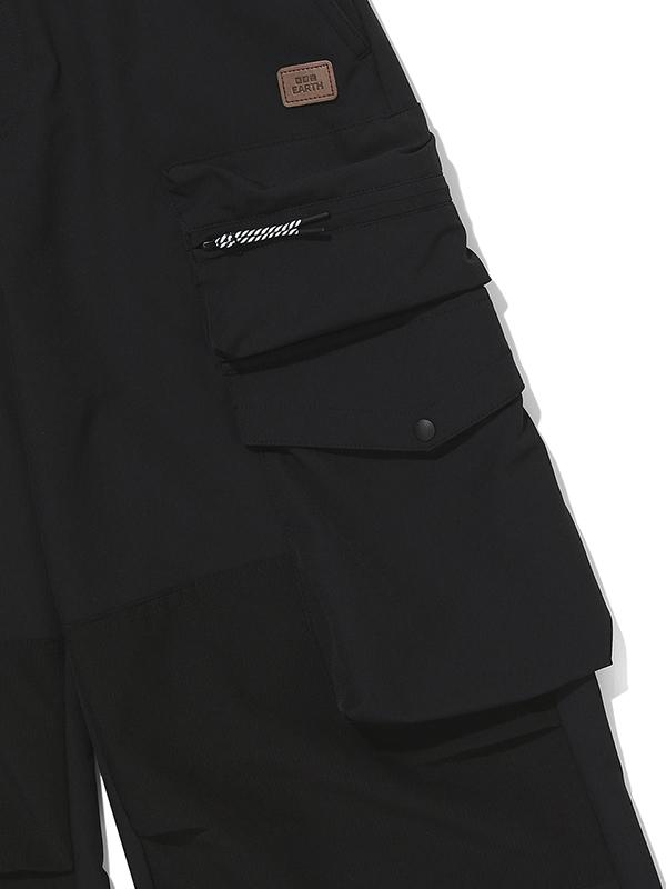 BBC EARTH Flexible Brush Utility Pants_Black