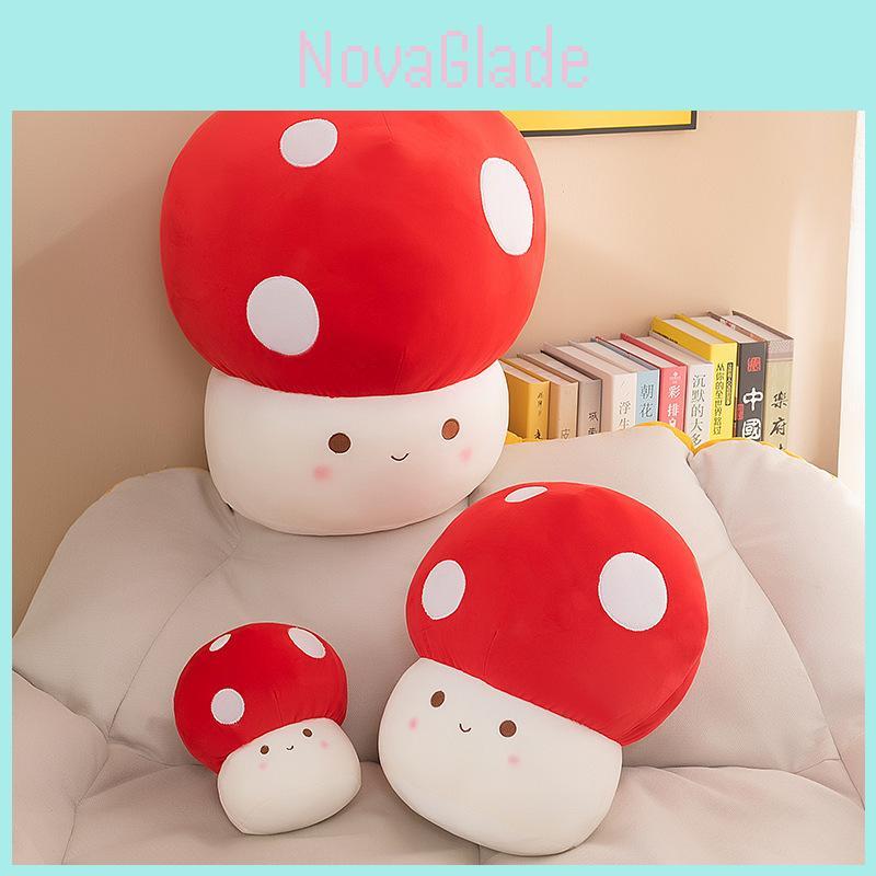 Mushroom Plush Toy With Ultra Soft Velvet For Kids Bedroom Decor Gift For Teens