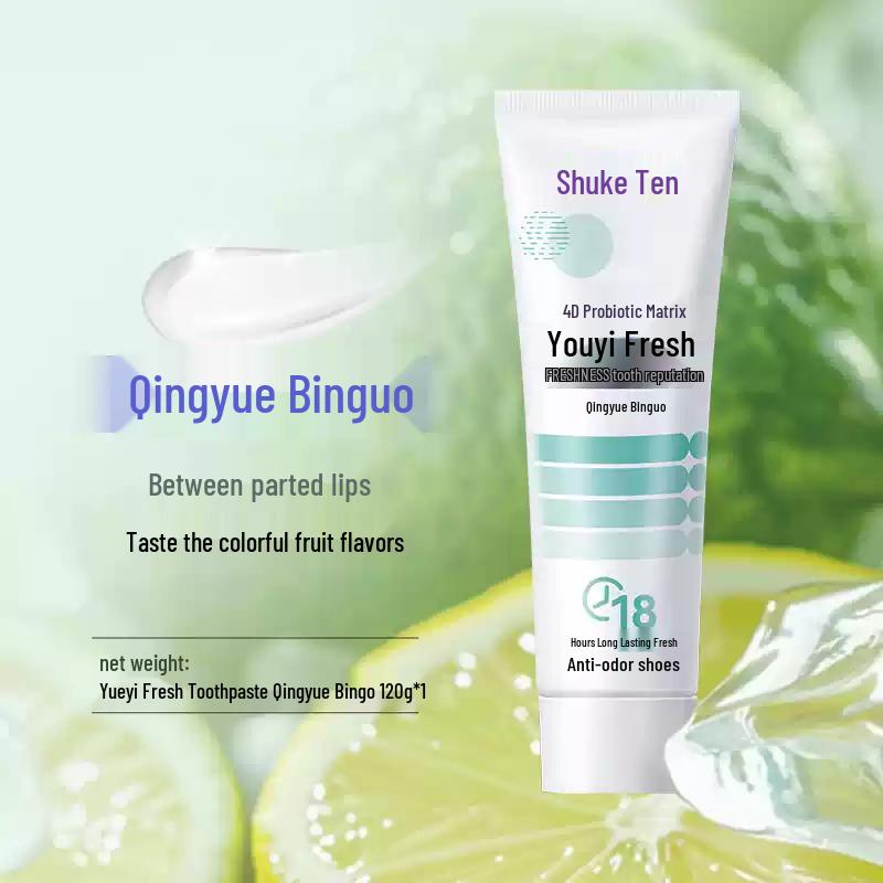 Shuke+ Probiotic Toothpaste Fresh Breath & Whitening Sea Breeze Mint