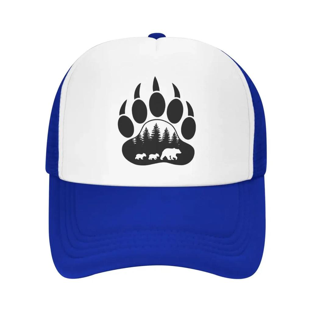 Custom Punk Unisex Animal Mama Bear Paw Trucker Hat Adult Adjustable Baseball Cap Unisex Women Hip Hop Dad Hat