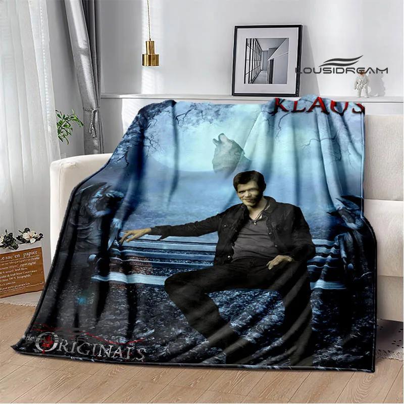 Die Originale Klaus Mikaelson bedruckte Decken Warme Flanelldecken Weiche und bequeme Bettwäsche Geburtstagsgeschenk