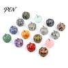 Transparent Crystal Pumpkin Charms Natural Carved Charm, Mini Gemstone Pendant Handmade Diy Craft Accessories for Jewelry DIY Making, Halloween Micro