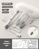 LED Ear Wax Removal Tool Kit USB Rechargeable Stainless Steel Soft Silicone Tips Portable Storage Box For Home Daily Cleaning