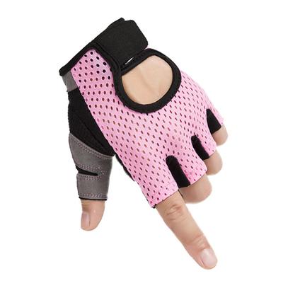 1 Pair Sports Workout Gloves For Men Women Non-slip Wear-resistant Motorcycle Fingerless Gloves For