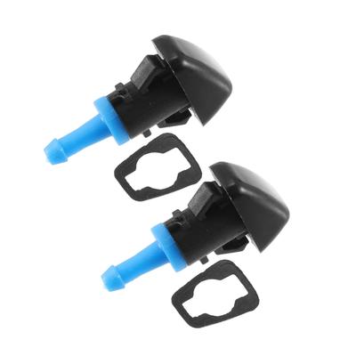 ACROPIX Windshield Washer Nozzles Wiper Jets Compatible with Jeep Patriot (Black) 4pcs