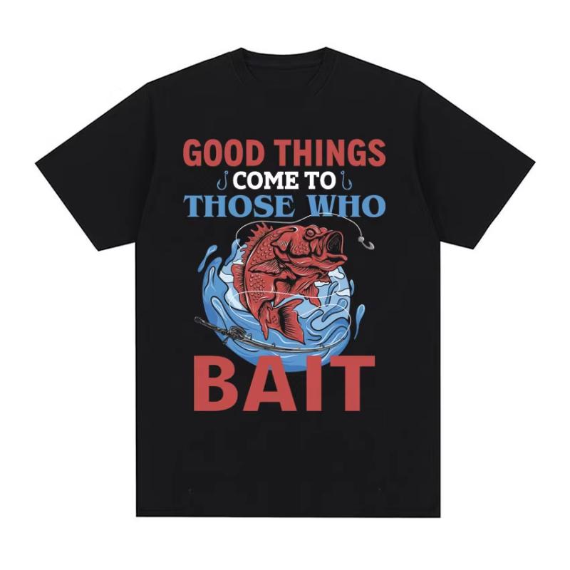 Funny Master Baiter Fishing Parody TShirt Summer Unisex Women Clothing Fashion T Shirts Cotton Short Sleeve Oversized Tshirt Tops