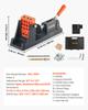 VEVOR Pocket Hole Jig Kit, 12.7 To 38.1 Mm Adjustable, Lightweight Jig Pocket Hole System with Dust Collection Adapter, Detachable Guide Block
