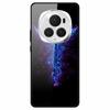 For Honor Magic6 Pro 5G Slim Case Pattern Printing PC+Tempered Glass+TPU Phone Shell