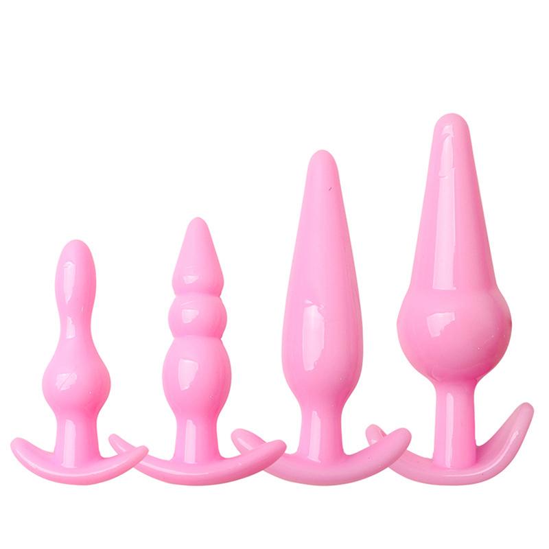 Butt Plug Set 4/5/6/9Pcs Different Shapes Anal Expander Prostate Stimulator Plug Anal Dilator for Adults Sexual Wellness Toys