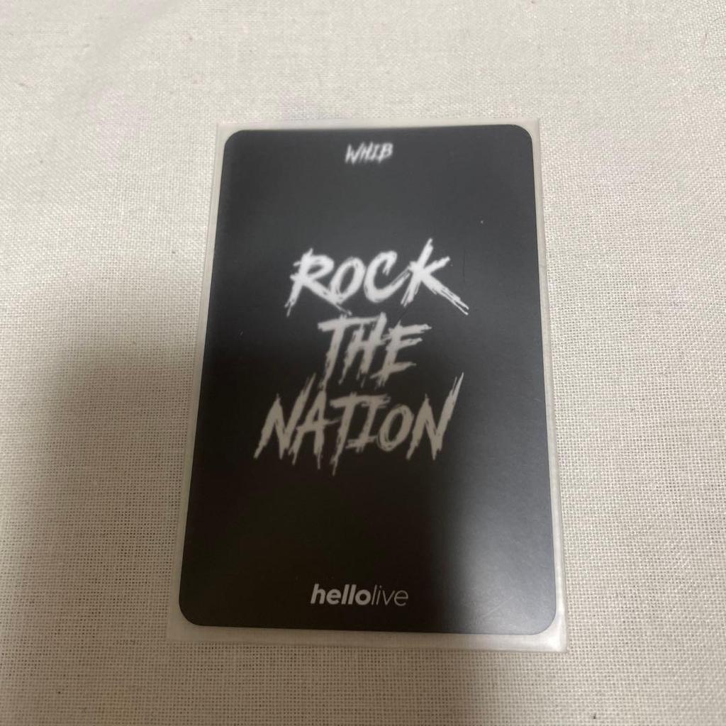 [USED] WHIB Hasun Naughty Trading Card Hello Live Bonus