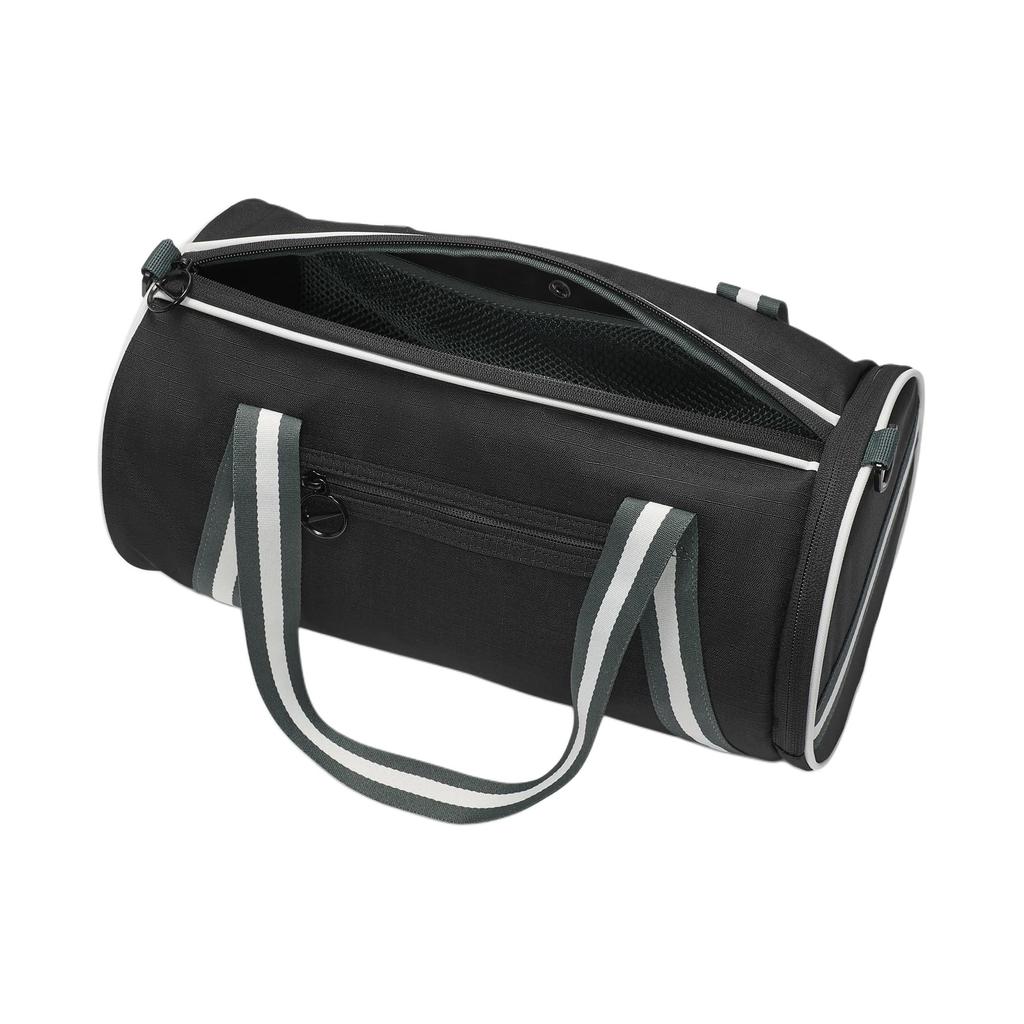 New Nike Polyester Portable One Shoulder Crossbody Gym Bags Large Size Unisex Black & Vintage Green & Stadium Green DR6261-013