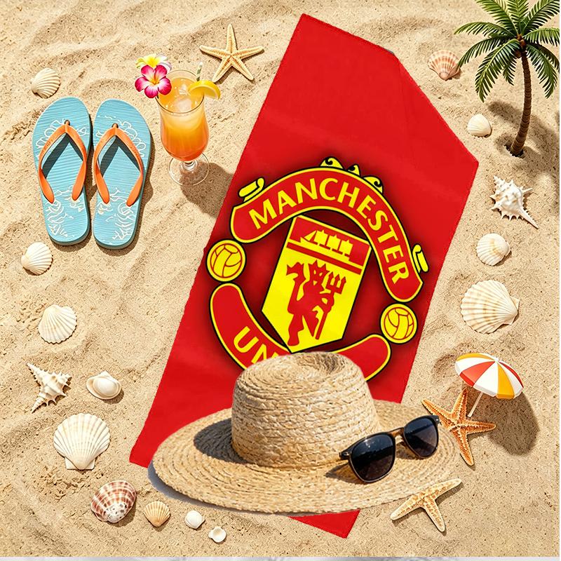 Football team.C Print Beach Towel, Versatile Lightweight Absorbent Beach Towel for Pool Surf Yoga Bathroom, Perfect Birthday Holiday Gift