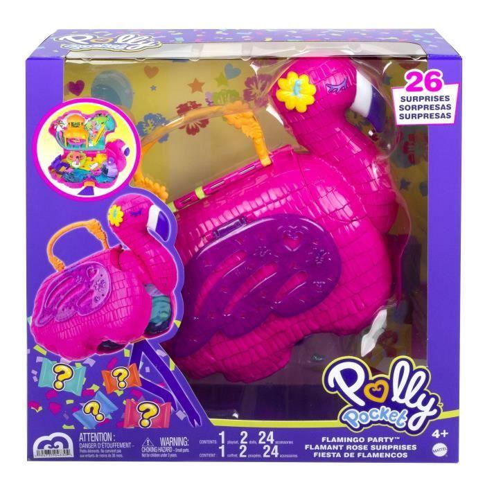 Polly Pocket - Flamingo Überraschungen - Mini-Puppe - ab 4 Jahren hgc41