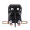 Anlasser-Magnetschalter-Relais 12V Anlasser-Magnetschalter Motorsystem Schwarz Langlebiges Metall Elektrisches Teil für Stiga 1134-2946-02