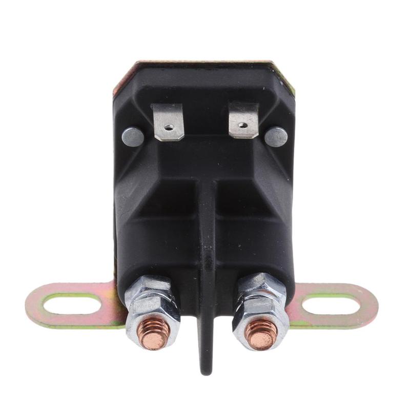 Starter Solenoid Relay 12v Starter Solenoid Engine System Black Durable Metal Electrical Part for Stiga 1134-2946-02