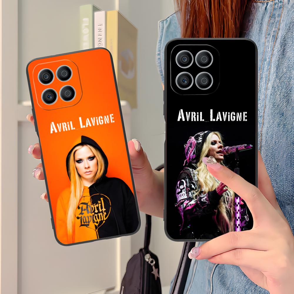 Avril Lavigne Matte TPU Mobile Phone Case for Honor 90 80 70 60 50 30 20 10 9 8 7 Pro S SE Lite 5G Colorful Printing Cover
