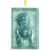 Blue Water Jade Lion Pendant with S925 Silver - Men's High-End Glutinous Ice Style