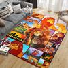 1 Stück Der-König-der-Löwen Teppich, Schlafzimmer und Spielzimmer Langlebig, Fleckenresistent und Leicht zu Reinigen, Wohnzimmer
