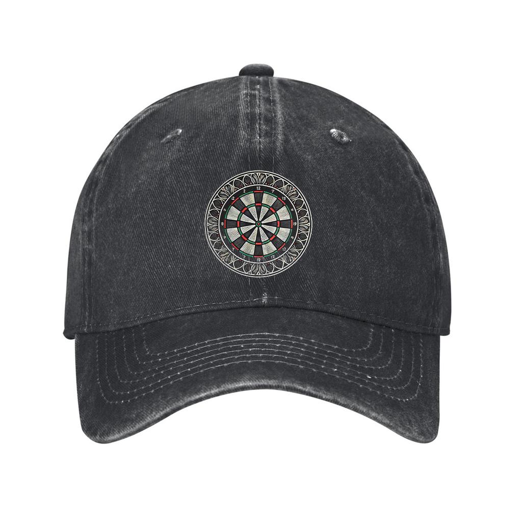 Berretto da Baseball Grafica Freccette Lavato Cotone Regolabile Adulto Casual Cappello da Papà per Sport all'Aperto