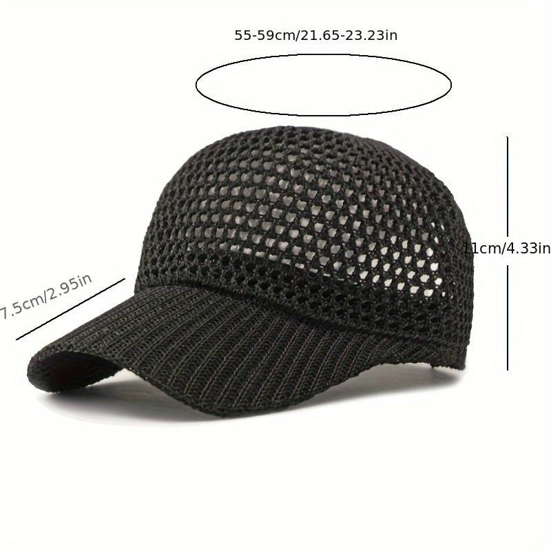 For Men & Women Gender Neutral Quick-Dry Baseball Cap - Waterproof & Air Permeable Ventilated - Adjustable Summer Sun Hat For Sports & Casual Wear