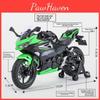 Kawasaki Ninja Simulation Motorcycle Model Toy With Sound And Functions Light