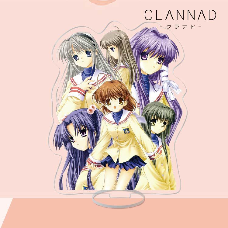 Anime Peripheral Acrylic Standing Sign Tuanzi Big Family Clannad Ancient River Zhu Ornaments