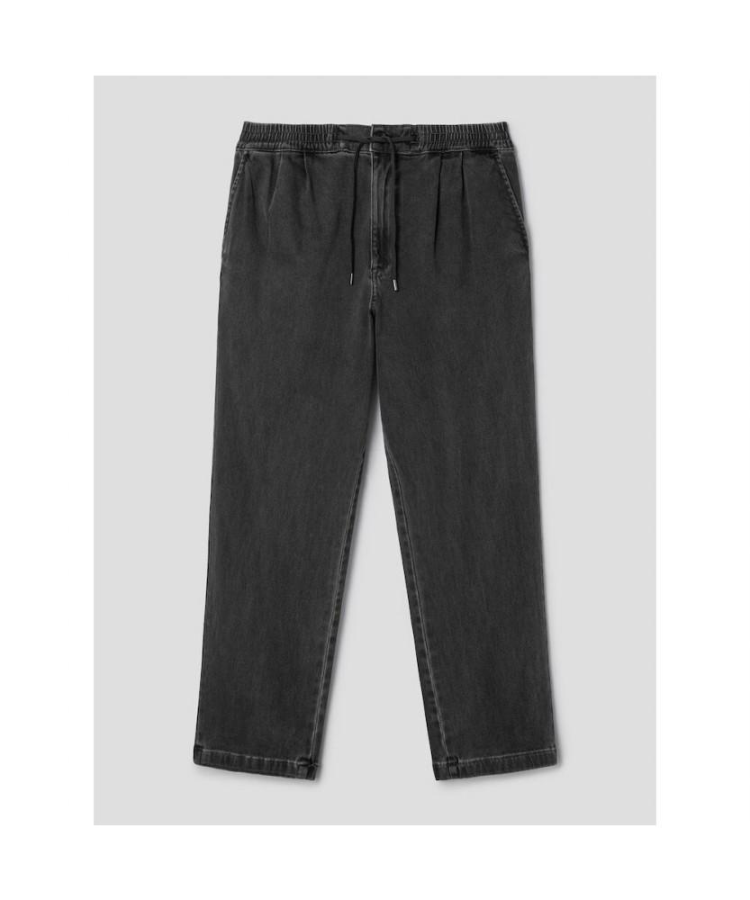 SHIFT.G Officer Pleats Denim Pants Gray