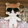 8cm Cotton Doll Frame Cute Round Frame High Quality Doll Glasses  20cm Cotton Dolls