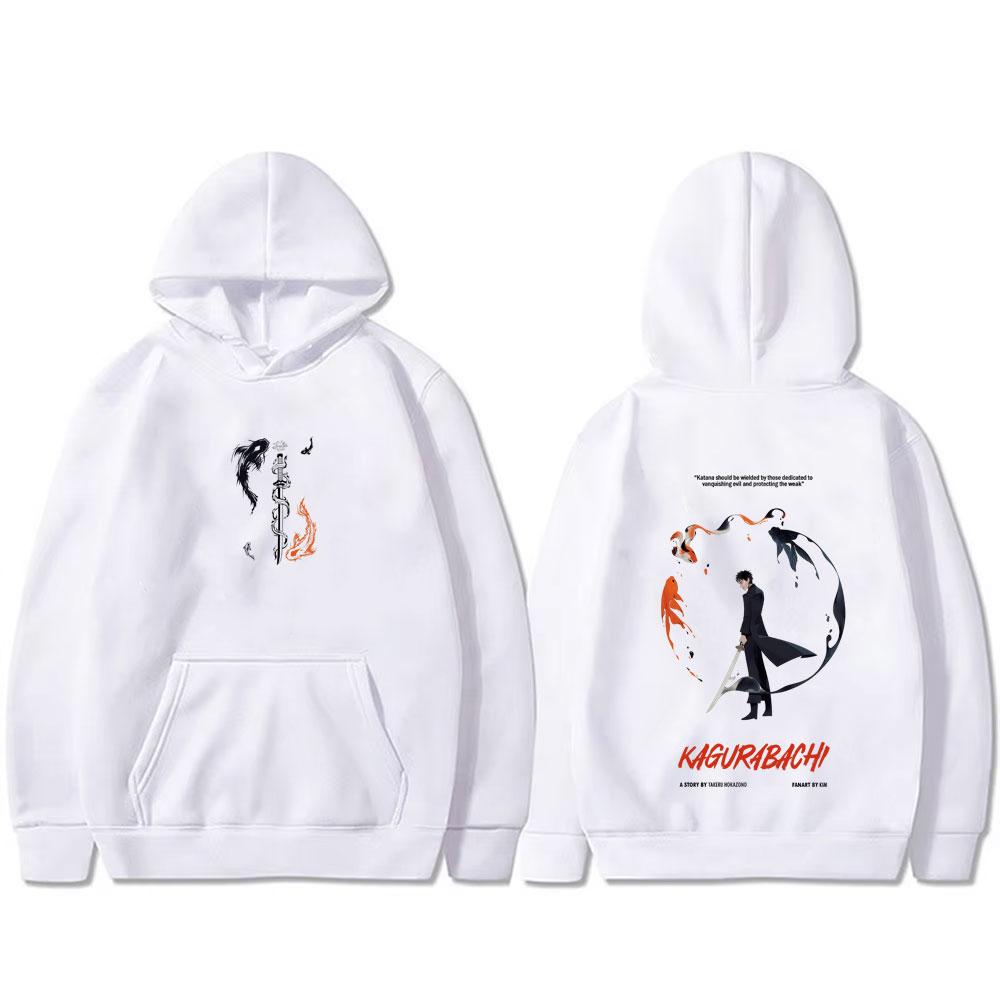 Hot Sale Anime Kagurabachi Chihiro Rokuhira Print Hoodie Unisex Cartoon Manga Streetwear Male Vintage Casual Pullover Hoodies