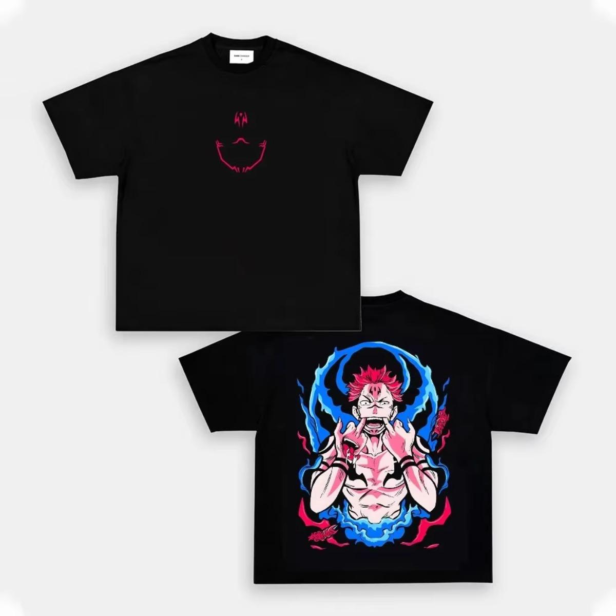 

Jujutsu Kaisen Trend Explosion Oversized Anime Graphic T Shirt Streetwear Women Tee Print Summer Casual Tops Y2k Clothes S