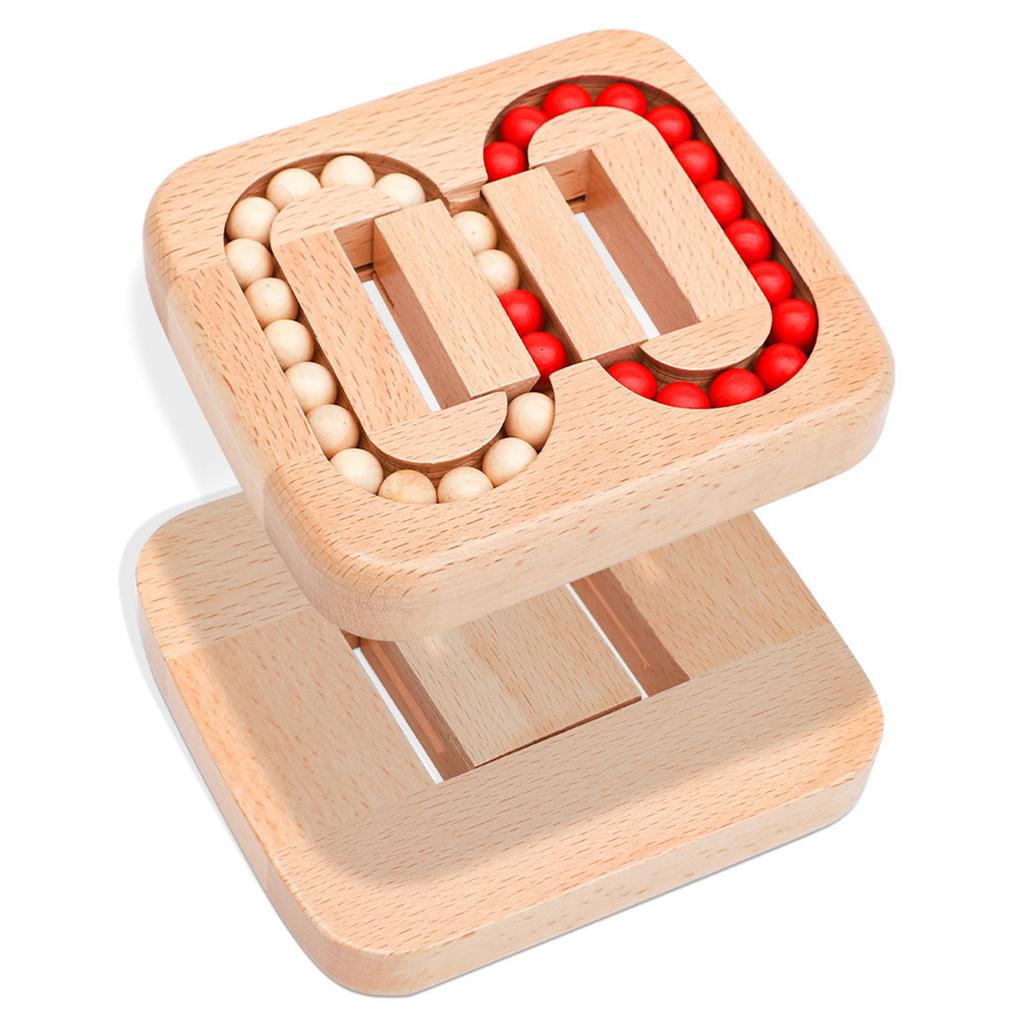 Mental Dexterity Sorting Chinese Mind Game Brain Devoloping IQ Learn Color Colour Matching Ball Cube Sorter Creativity for Child